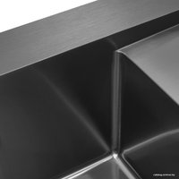 Кухонная мойка ARFEKA AF 780*505 L Black PVD Nano
