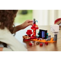 Конструктор LEGO Minecraft 21255 Засада у портала в Нижний мир
