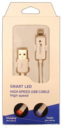 Кабель M-acs Iphone 6 (smart led с индикацией)