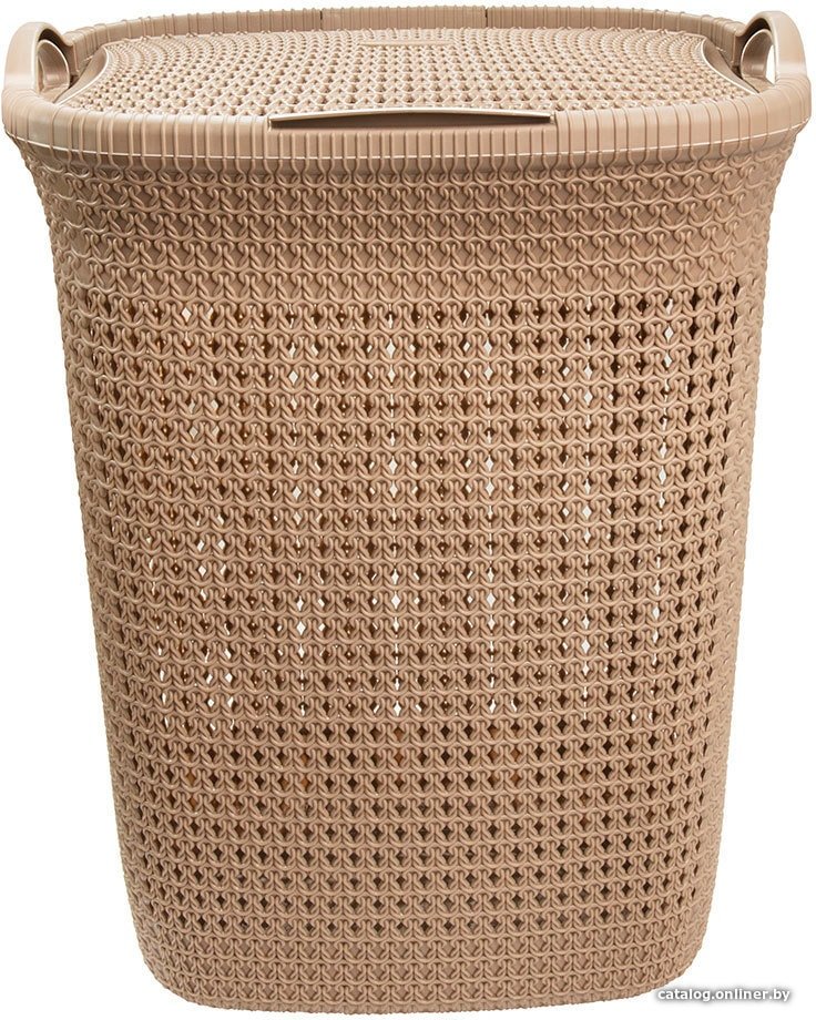 Корзина Эльфпласт Paola 55 л (бежевый)