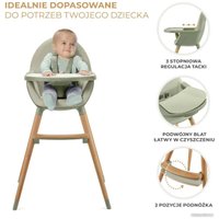 Высокий стульчик KinderKraft Fini 2 в 1 (зеленый)