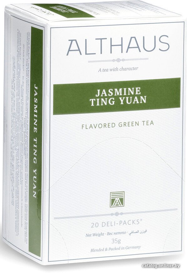 Зеленый чай Althaus Deli Packs Jasmine Ting Yuan 20 шт