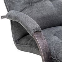 Кресло-качалка Импэкс Leset Монако (венге текстура/малмо 95)