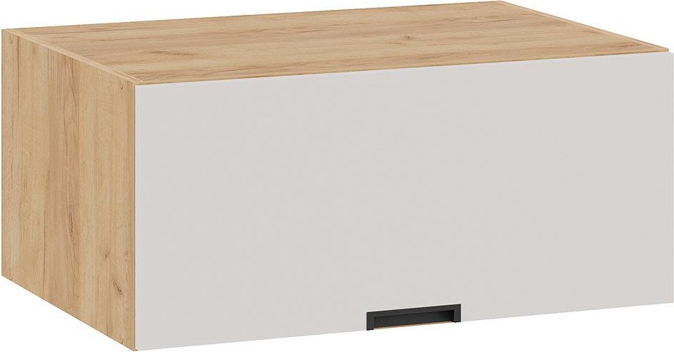 

Шкаф навесной Трия Гренада 1В8ГП (дуб крафт золотой/холст мокко)