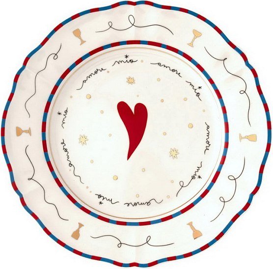 

Тарелка глубокая Bitossi Il Frutto Della Passione PAN01002 (сердце)