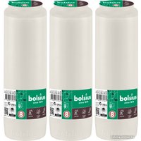 Набор свечей Bolsius Ритуальные масляные Copmo rc8 rspo mb 8 дней горения (белый)