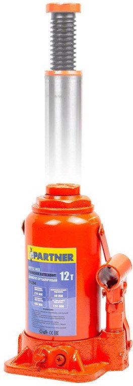 

Бутылочный домкрат Partner PA-T91204 (12т)