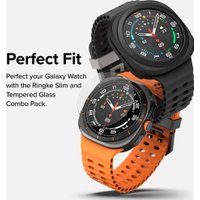 Чехол Ringke Slim+Glass для Galaxy Watch Ultra 47mm 2024/ 2025 Matte Black