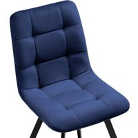 Стул Notta Чилли (черный/синий)