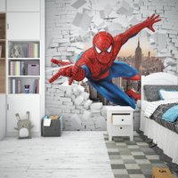 Фотообои ФабрикаФресок Человек Паук из Стены 1003270 (300x270)
