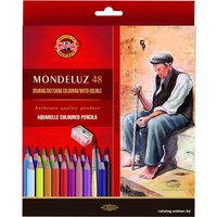 Набор акварельных карандашей Koh-i-Noor Hardtmuth Mondeluz Old Man 3713048003KZ (48 цветов)