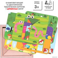 Развивающая игра Bondibon БондиЛогика Сочетай фигуры ВВ4883