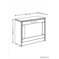 Тумба для обуви Mio Tesoro Сириус 60х49 2.02.10.420.1 (белый)