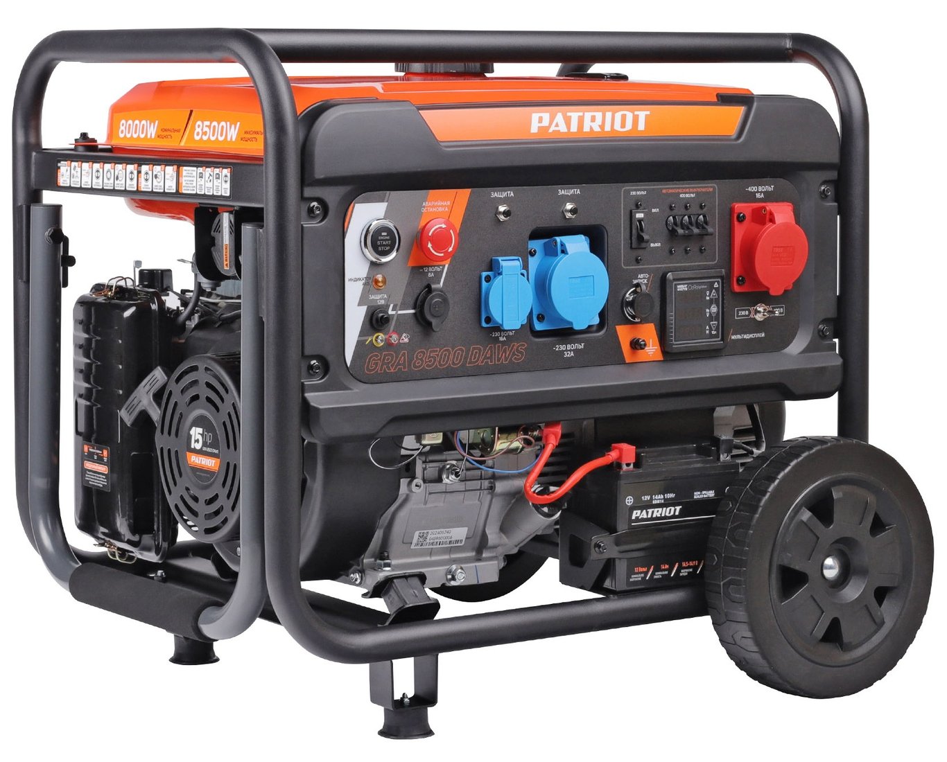 

Бензиновый генератор Patriot GRA 8500 DAWS