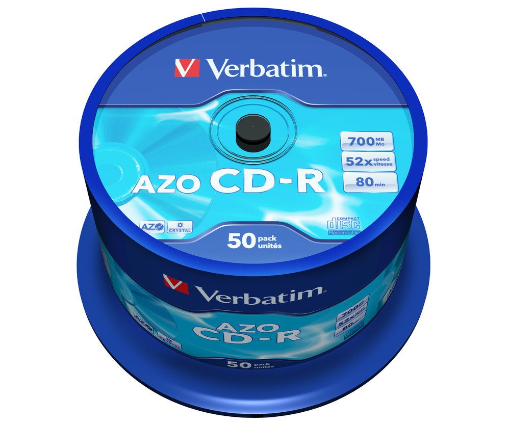 

CD-R диск Verbatim 700Mb 52x 43343 (50 шт.)