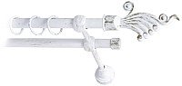 

Карниз для штор Lm Decor Кения 023 2р гладкий (белое золото, 3.6м)