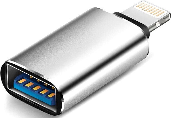 

Адаптер Bingo USB Type-A - Lightning (серебристый)