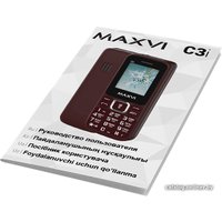 Кнопочный телефон Maxvi C3i (белый)