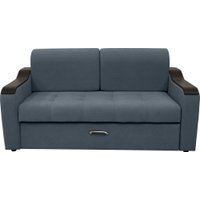 Диван Сириус Лидер-3 НПБ 185x110 (Eva 10 велюр серый)