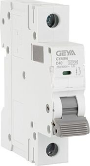 

Выключатель автоматический GEYA GYM9H-1P-40D 1P 40A D 10kA 1M GYM9H1P40D
