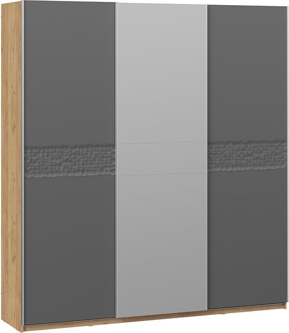 

Шкаф-купе Трия Оскар Скания Т2 2100 268780 (ручка серебро/дуб крафт золотой/серый графит/графит матовый)