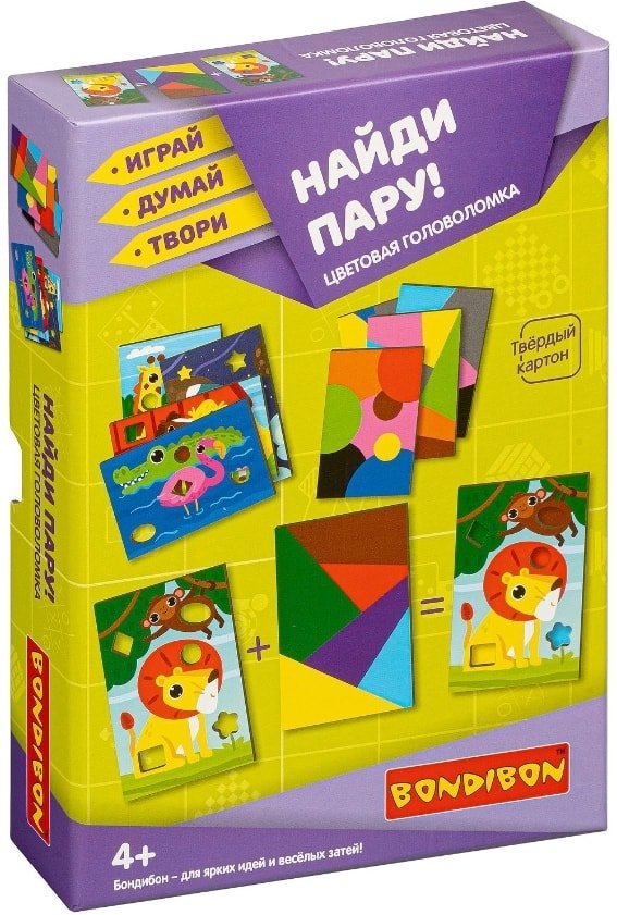 

Развивающая игра Bondibon Найди пару ВВ4565