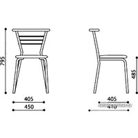 Стул Nowy Styl Marco chrome (C 25)