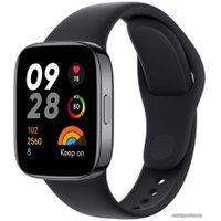Умные часы Xiaomi Redmi Watch 3 Active (черный, международная версия)