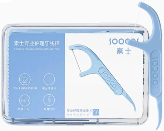 

Зубная нить Soocas Floss Pick D1 (50 шт)
