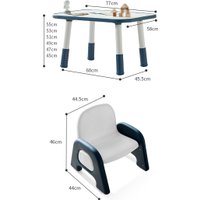 Детский стол Nino Standart BS-8832P+30C (blue)