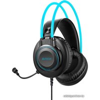 Наушники A4Tech Fstyler FH200U (черный/голубой)