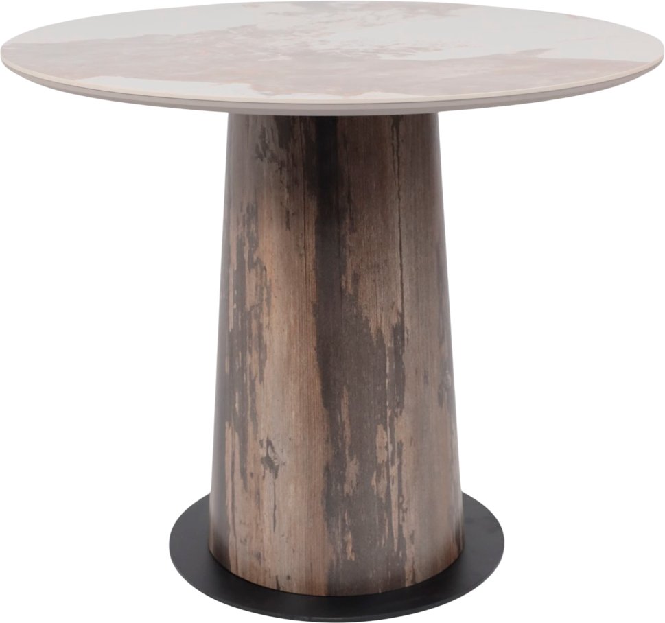 

Кухонный стол Lepremo AV 2317 МДФ+керамика 900 (белый глянцевый Pandora/черный+HPL ипанема)