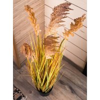 Искусственное растение Merry Bear Home Decor Микс трава-тростник желтеющий KD3406-109-22