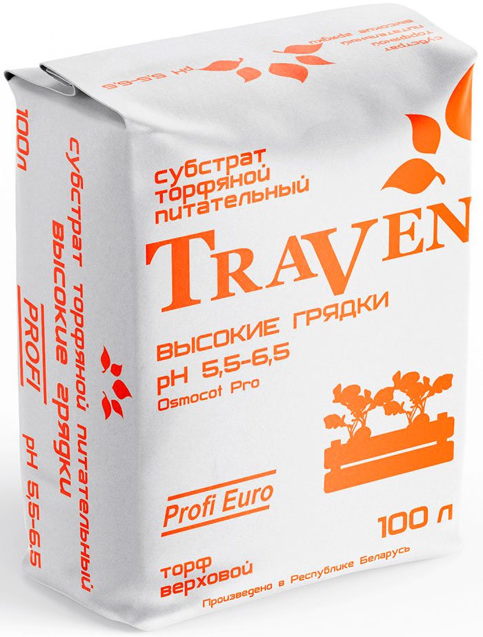 

Торф Traven высокие грядки рН 5.5-6.5 (100 л)