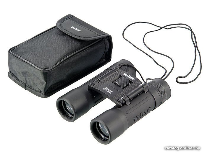 Бинокль Veber БН 10*25 Sport черный
