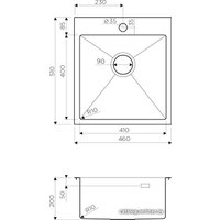 Кухонная мойка Omoikiri Akisame 46 IN