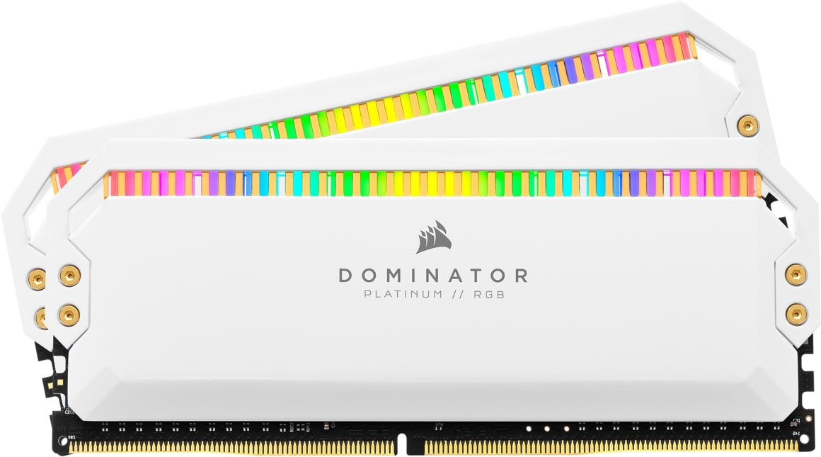 

Оперативная память Corsair Dominator Platinum RGB 2x8ГБ DDR4 3600 МГц CMT16GX4M2C3600C18W