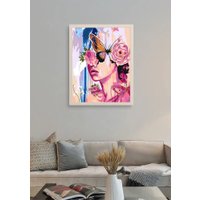 Картина по номерам PaintLine Девушка-бабочка PL-00159