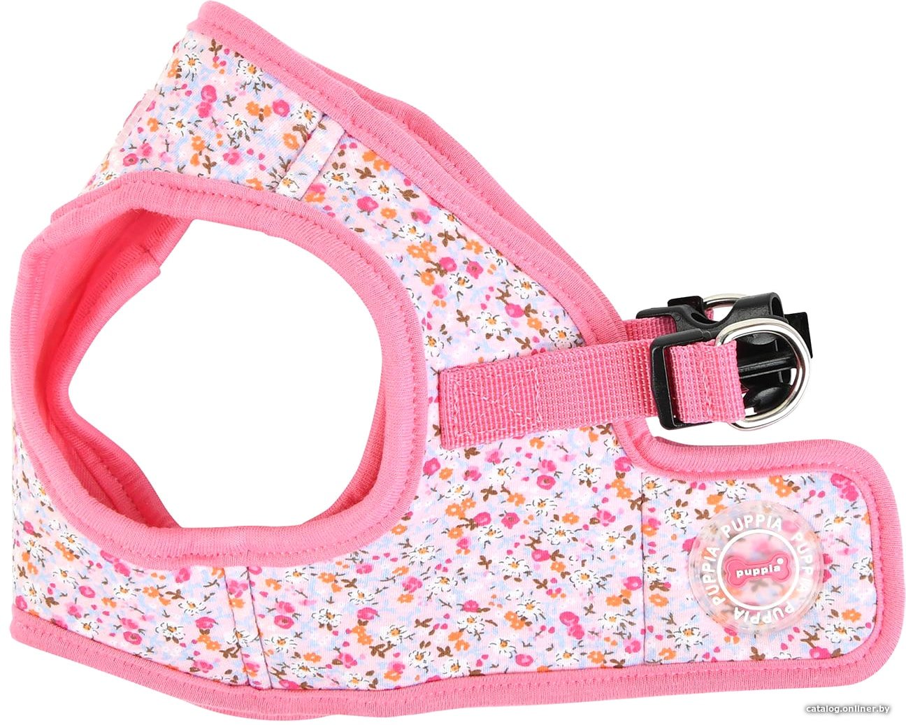 Шлейка-жилетка Puppia Wildflower PAUA-HB1826-PK-L (розовый)