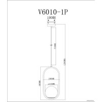 Подвесная люстра Moderli Klaster V6010-1P