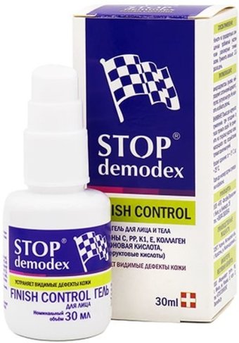  Stop Demodex Гель для лица Финиш контроль 30 мл