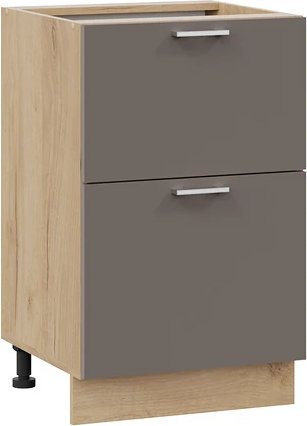 

Шкаф напольный Трия Габриэлла 1Н5Я2 с двумя ящиками (дуб крафт золотой/муссон)