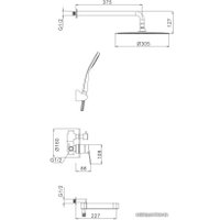 Душевая система  Gappo G7199-30