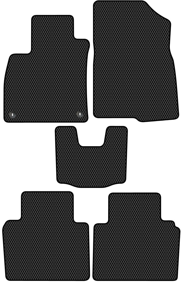 

Комплект ковриков для авто Alicosta Honda Accord XI (седан / СY) 2022 - Н.В. (черный, ромб)