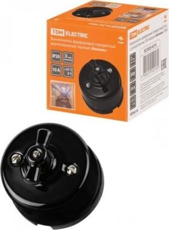 

Выключатель TDM Electric Болонь SQ1820-0210 (черный)