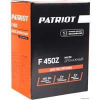 Дренажный насос Patriot F 450 Z