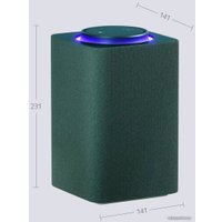 Умная колонка Яндекс Станция Макс (с хабом умного дома Zigbee, зеленый)