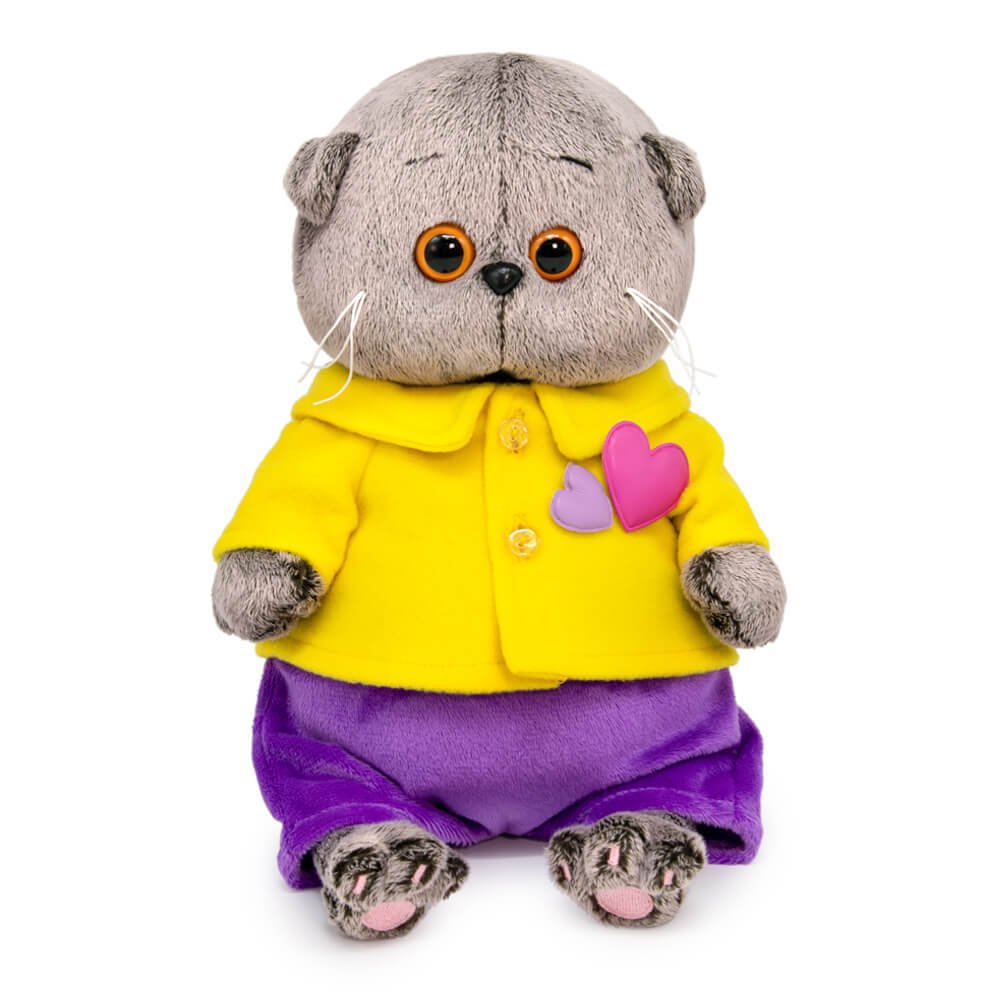 

Классическая игрушка BUDI BASA Collection Басик Baby в курточке с сердечками BB-111 (20 см)