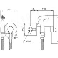 Гигиенический душ Gappo G7206-9
