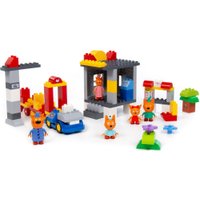 Конструктор Полесье Макси - Три кота. Путешествие на поезде 94937